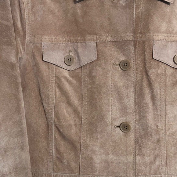 Apostrophe | Light Brown 100% leather Jacket | Size 10 - Picture 2 of 6